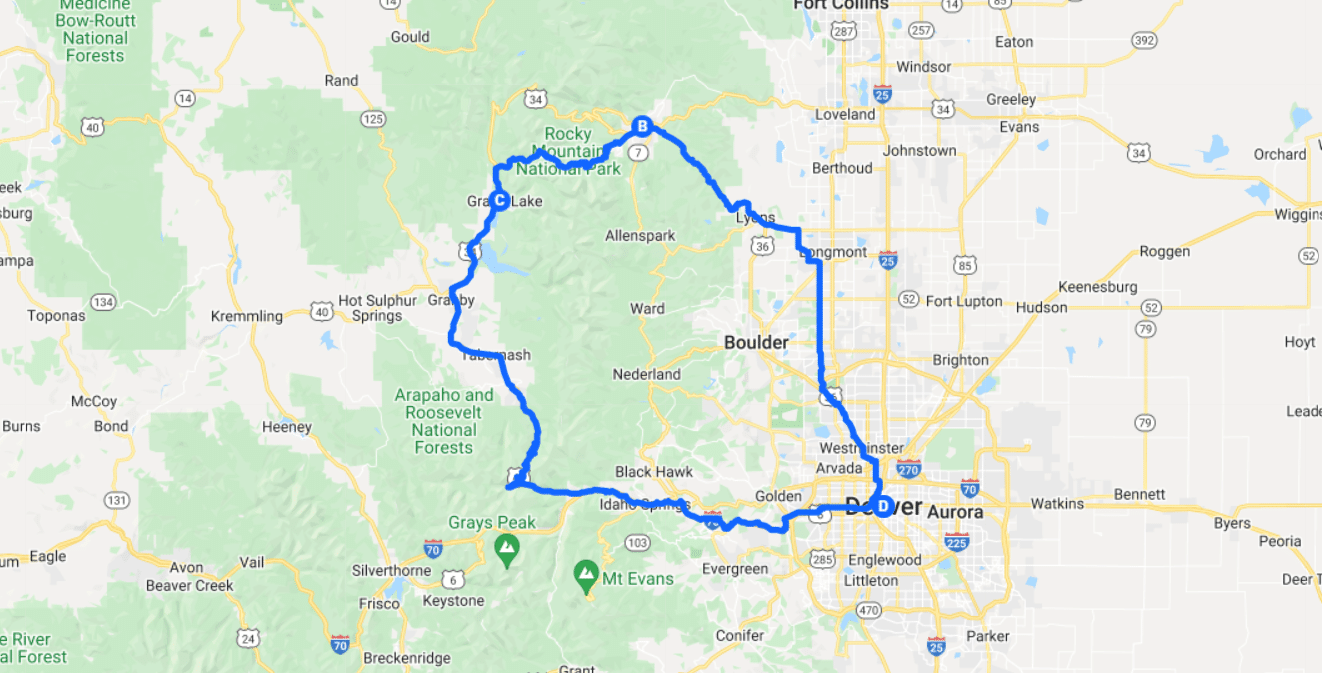 Trip Map Map