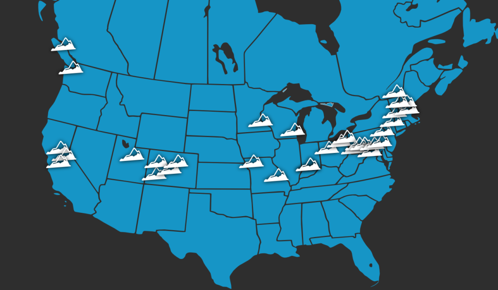 Epic Pass Map