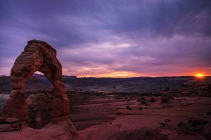 Where To View The Best Sunsets in Arches National Park
