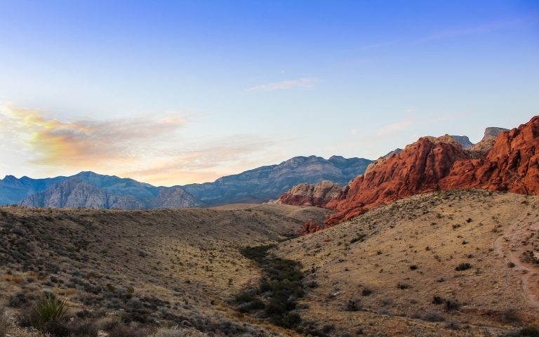 Visiting the Red Rock Canyon Overlook Near Las Vegas