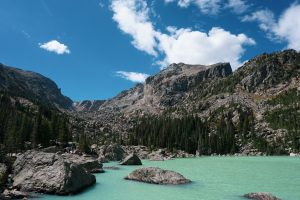 Lake Haiyaha Trail in Rocky Mountain National Park