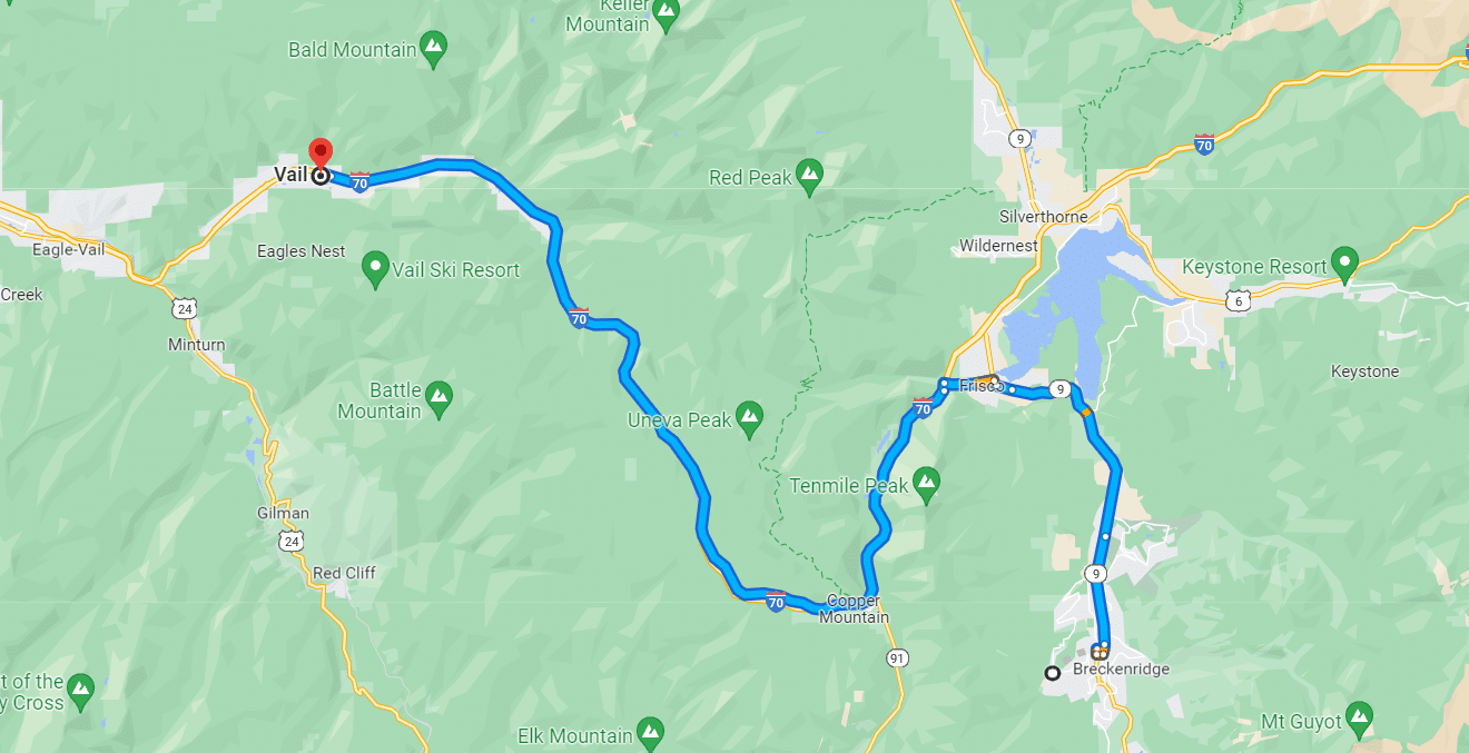 Comparing Vail vs. Breckenridge Ski Resorts Parks & Trips