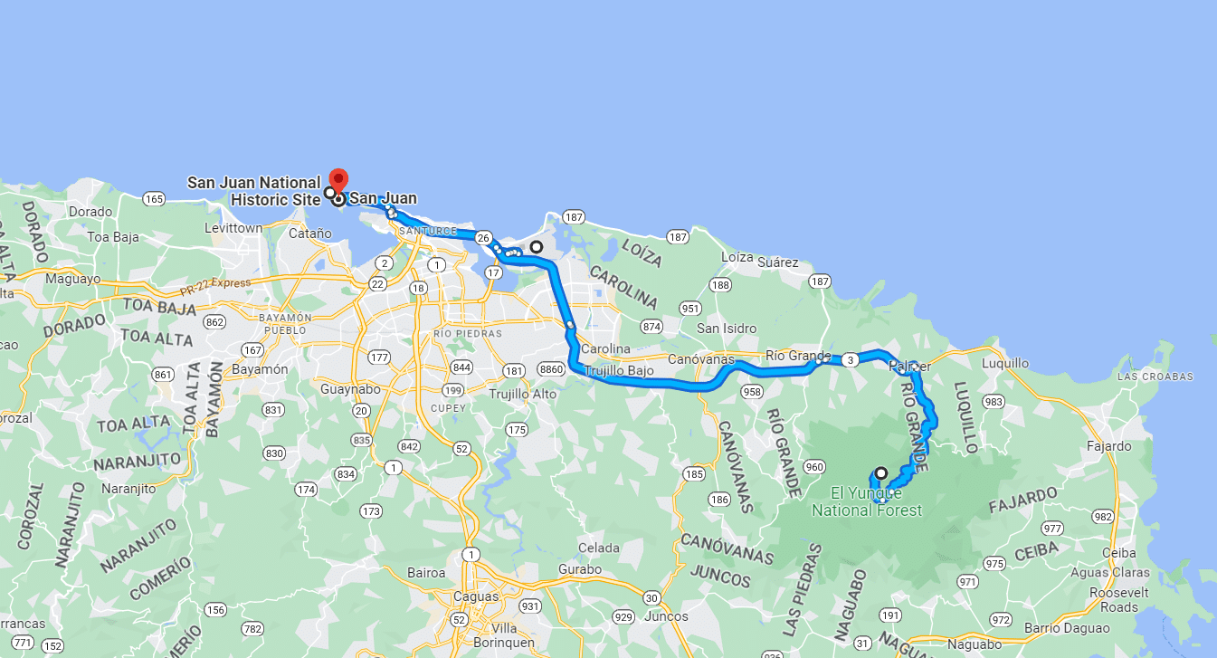 Trip Map Map