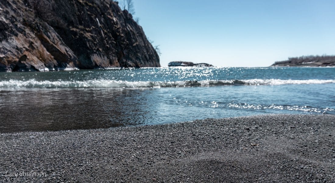 Minnesota's Surreal Black Sand Beach on Lake Superior Parks & Trips