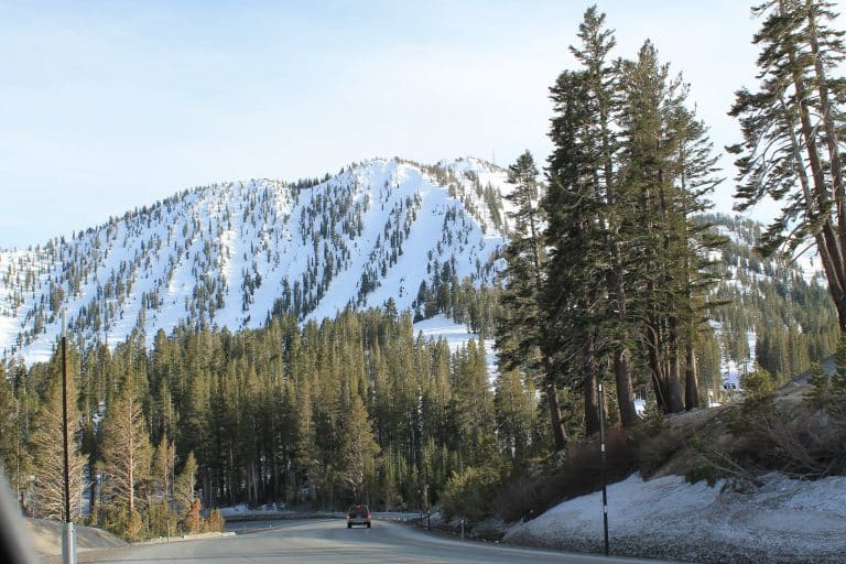 Driving the Mount Rose Highway into Tahoe