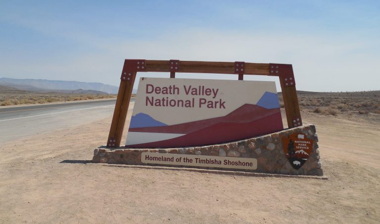 All Death Valley National Park Entrance Signs